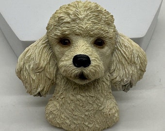 Aimant 3D en caoutchouc vintage chien caniche Swibco
