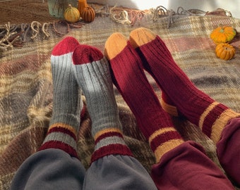 Warm Winter Cozy Socks, Knitted Socks, Unisex Socks, Handmade sheep's Wool Socks, Holiday gifts