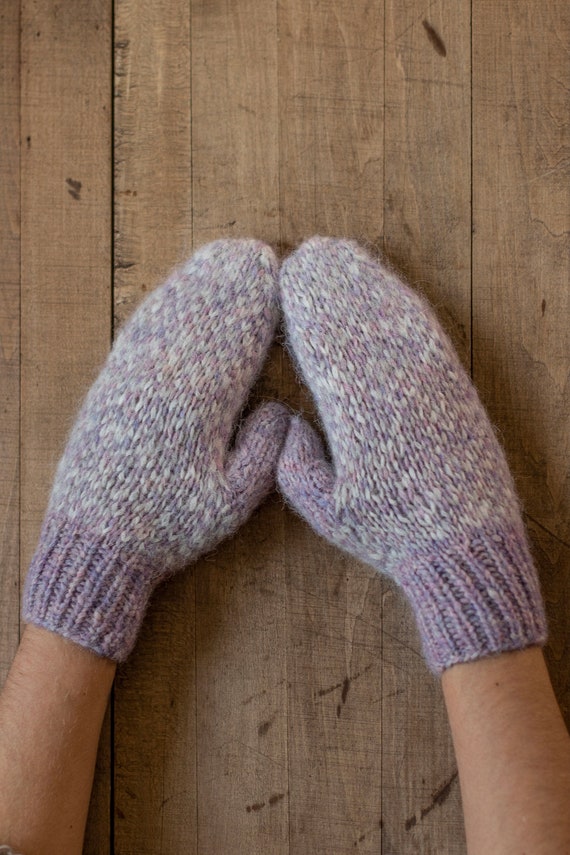 Chunky Cable Knit Mittens Winter Mittens Women Mittens Wool - Etsy