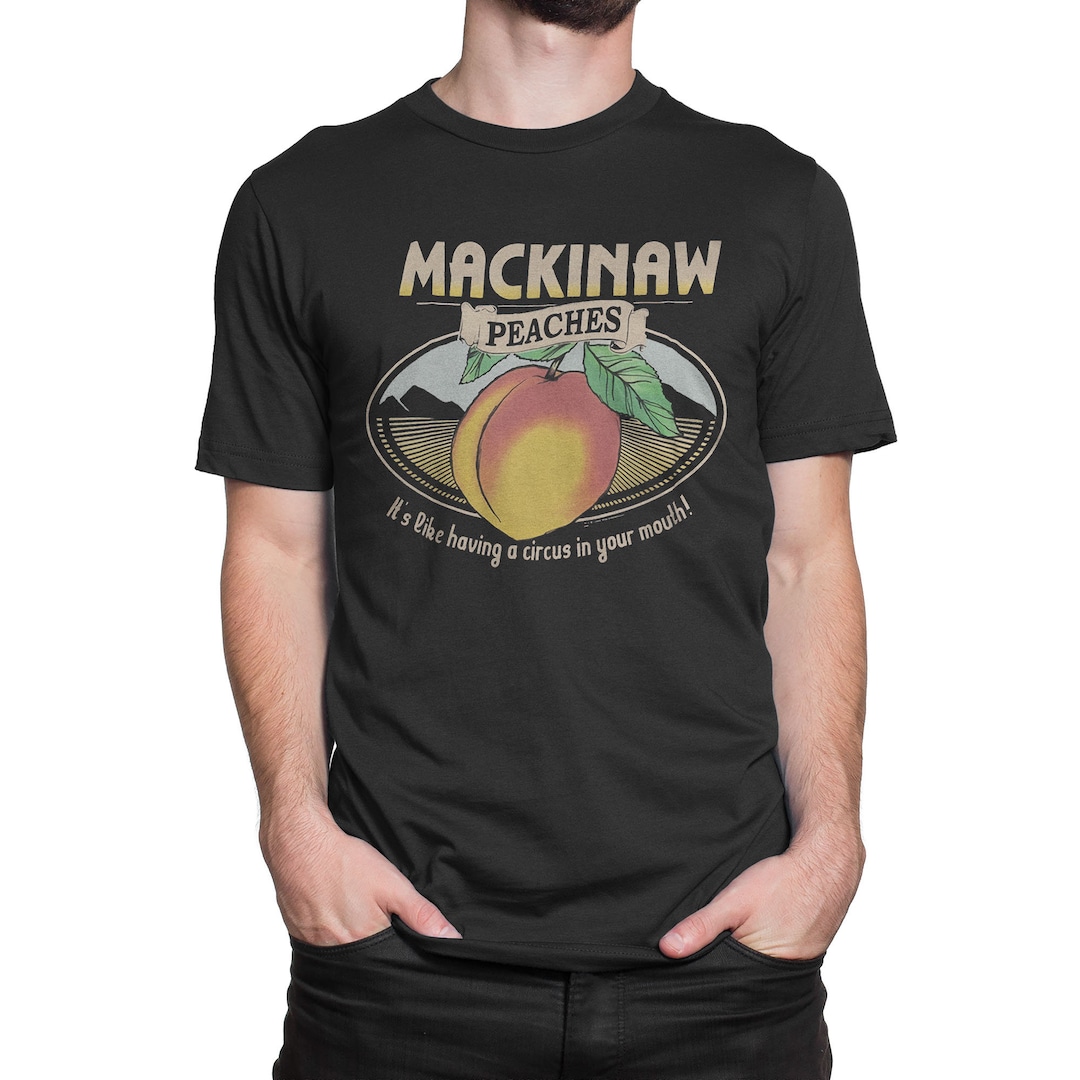 Mackinaw Peaches Unisex Tshirt S3XL Etsy