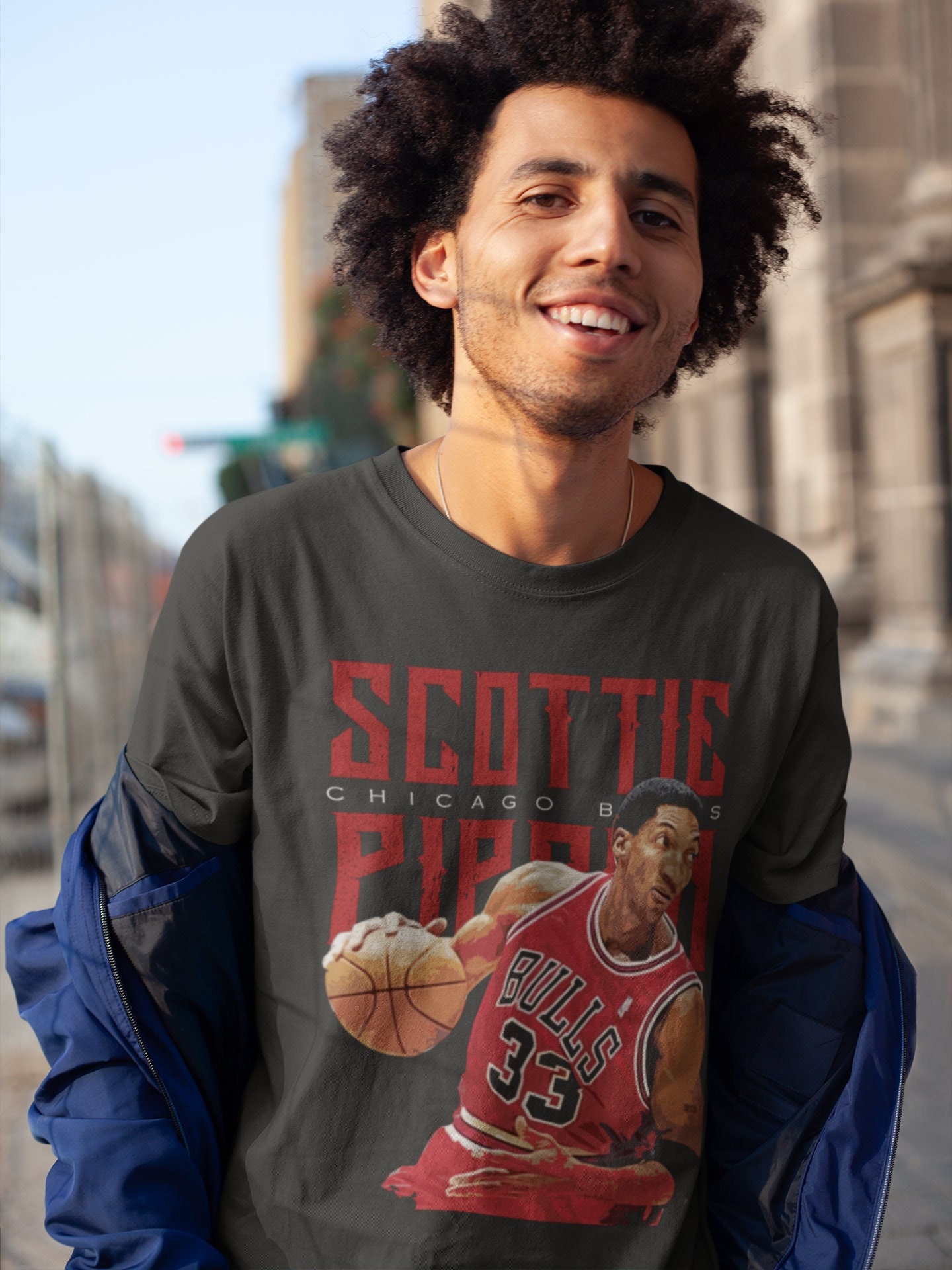 Scottie Pippen Shirt Scottie Pippen retro vintage Tee Best Seller Bootleg  Homage 90s T shirt - AliExpress