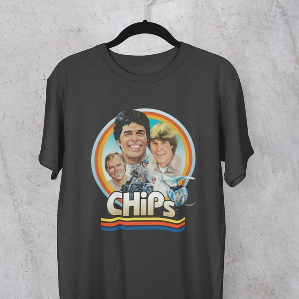 CHiPs 70s Vintage Unisex Drama TV T-Shirt S-3XL