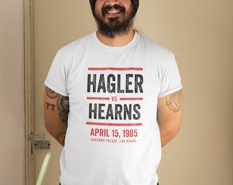 Hagler vs Hearns Boxing Vintage Unisex T-shirt S-3XL