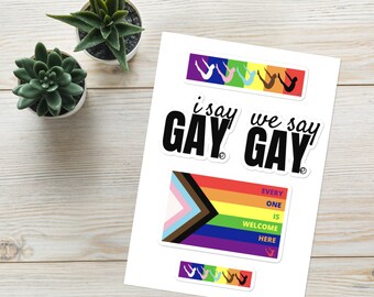 Pride Progress Pilates Sticker Sheet - Pilates Stickers - Joseph Pilates - Pilates Teaser - Pride Stickers - Rainbow Flag Stickers - Pilates