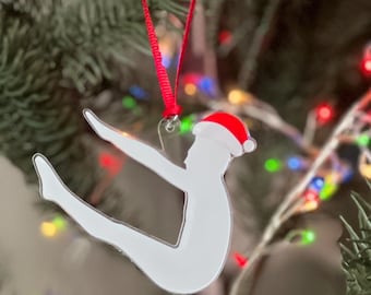 Pilates-kerstversiering - Joseph Pilates-teaser - Cadeaus voor liefhebbers van pilates - Pilates-vakantie - Pilates-cadeaus - Pilates-ornamenten