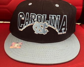Vintage Top Of The World UNC Tar Heels Fitted Hat North Carolina Blue snapbak
