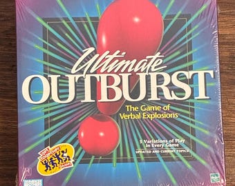 1999 Ultimate Outburst Board Game Sealed Parker Brothers Hasbro Party Game vtg