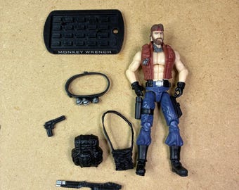 Gi Joe 25th Anniversary Dreadnok Monkey Wrench Figure. Wal-Mart Exclusive!