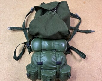 GI Joe 12" 82 Airborne Paratrooper Backpack Pack & Parachute Harness Accessory