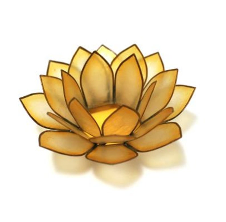 Lotus TEA LIGHT HOLDER Home Beautiful Lotus Flower Patio Etsy