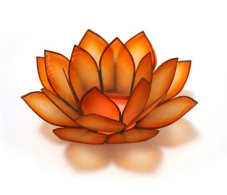 Lotus TEA LIGHT HOLDER Home Beautiful Lotus Flower Patio Etsy