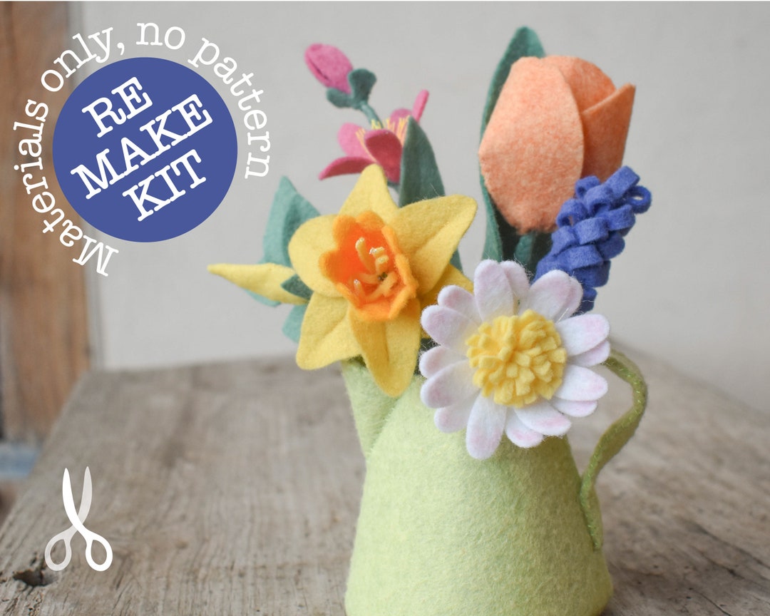 Simple Felt Spring Felt Spring Flowers | Sewing | Spring Blooms | Materials Only | Stitch ...