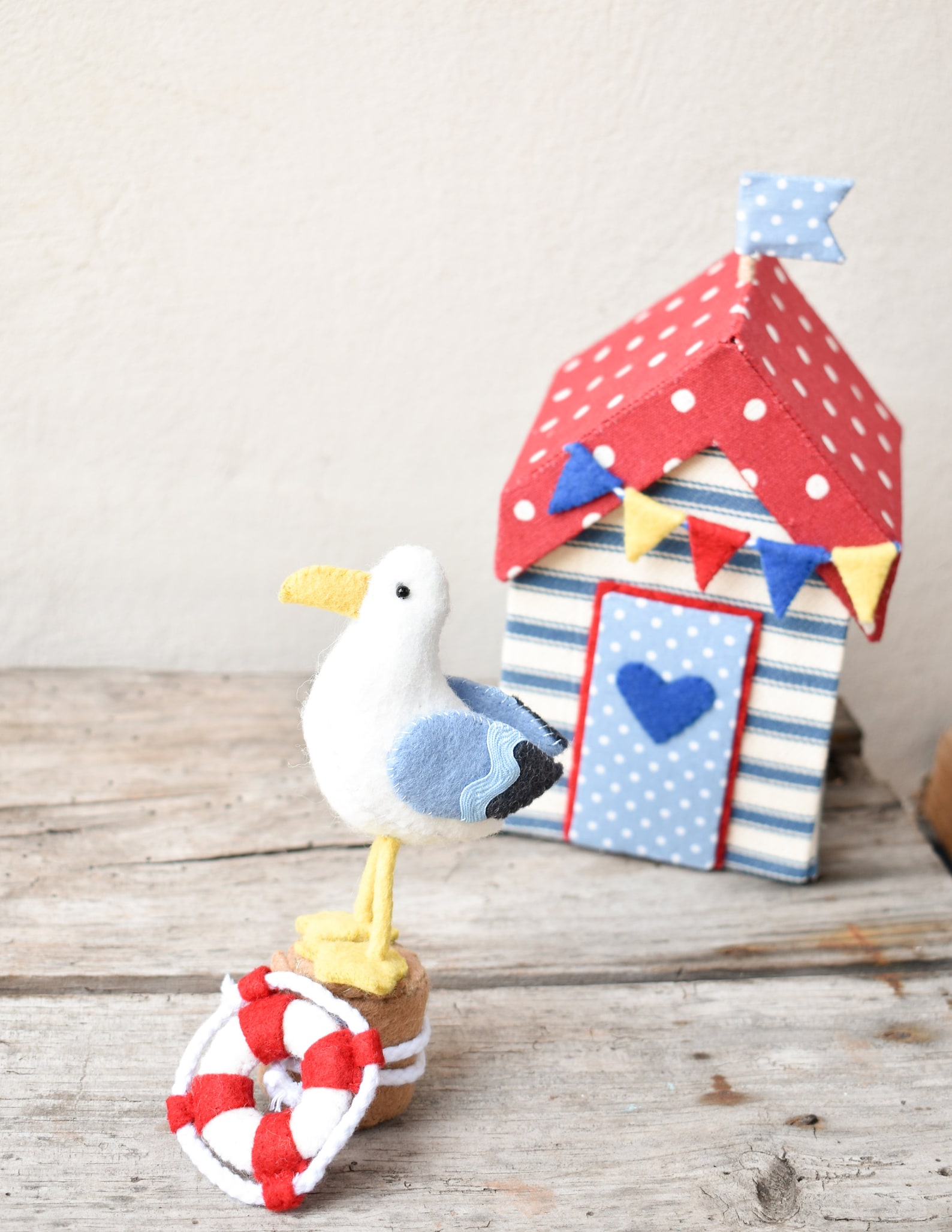 Bursting Beach Hut Box Sewing Pattern - Stitch an Adorable Sewing Box ...
