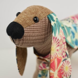 Sally the Sausage Dog: A PDF digital download sewing pattern to make an adorable sausage dog toy, Dachshund Sewing Pattern. image 3