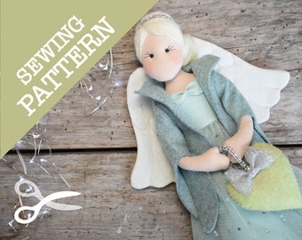Sparkle - A quality sewing pattern to make a Tree Top Angel or Fairy for your Christmas Tree.