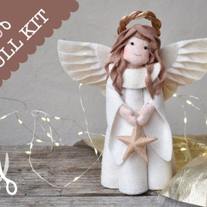 Hark the Herald Angels Sing - Felt Sewing Kit | Felt Nativity | Christmas decorations | Tree top angel