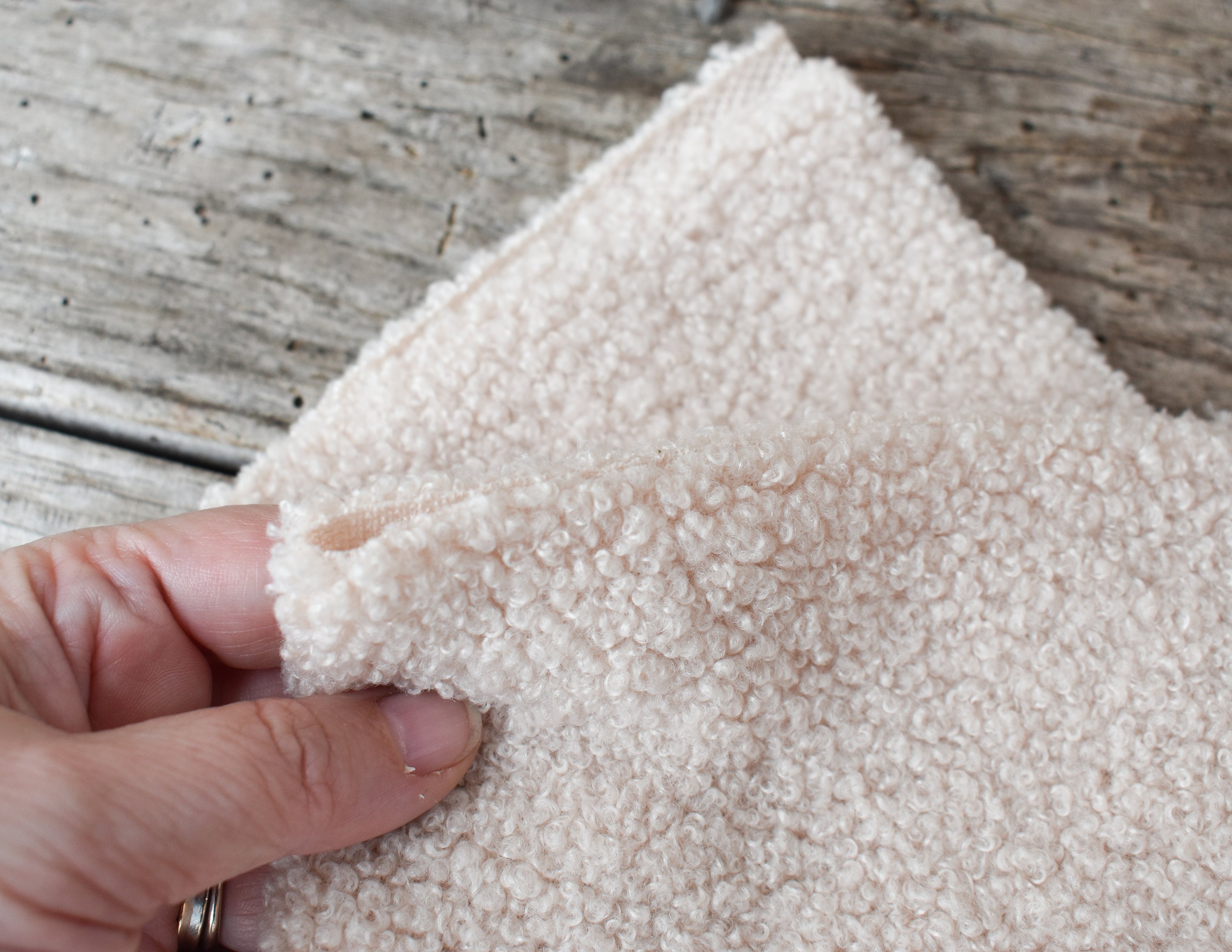 Sheep Fabric - Forest Sheep | While Shepherds Watch | Curly Effect