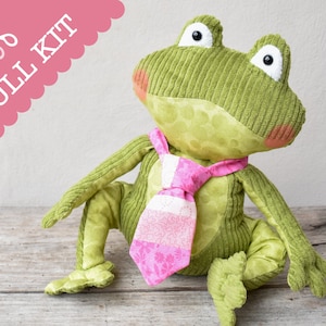 Frosch-Nähset Stich Alberto mit diesem kompletten Kit aus hochwertigen Materialien | Leicht zu befolgende Gebrauchsanweisungen