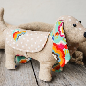 Sally the Sausage Dog: A PDF digital download sewing pattern to make an adorable sausage dog toy, Dachshund Sewing Pattern. image 5