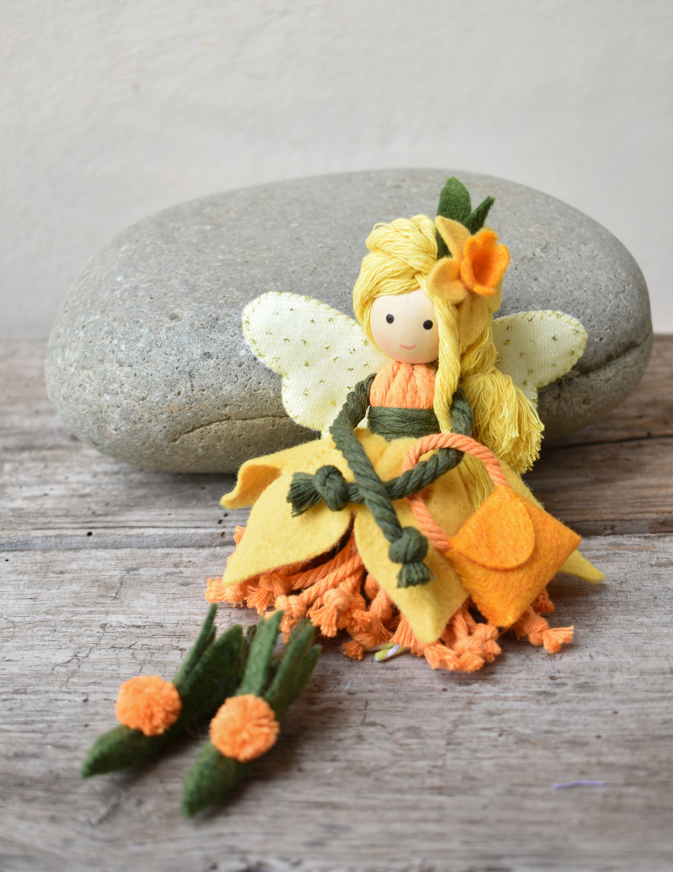 Hedgerow Fairies - Full Kit - Craft Four Yarn Doll Fairies
