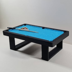 DIGITAL FILE Modern Doll House Miniature pool table laser cut file SVG 1.12 scale