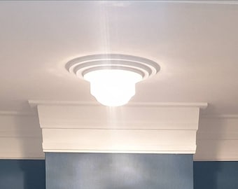 Dollhouse Miniature battery ceiling light 1.12 scale