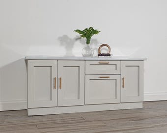 Archivo digital a escala 1:12 de una isla de cocina en miniatura para casa de muñecas moderna (archivo STL) para impresión 3D.