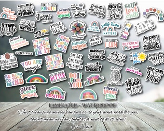 Mental health stickers, Motivational stickers, Trending stickers, Inspirational stickers, Gifts for friends, Gifts for him, Gifts for her