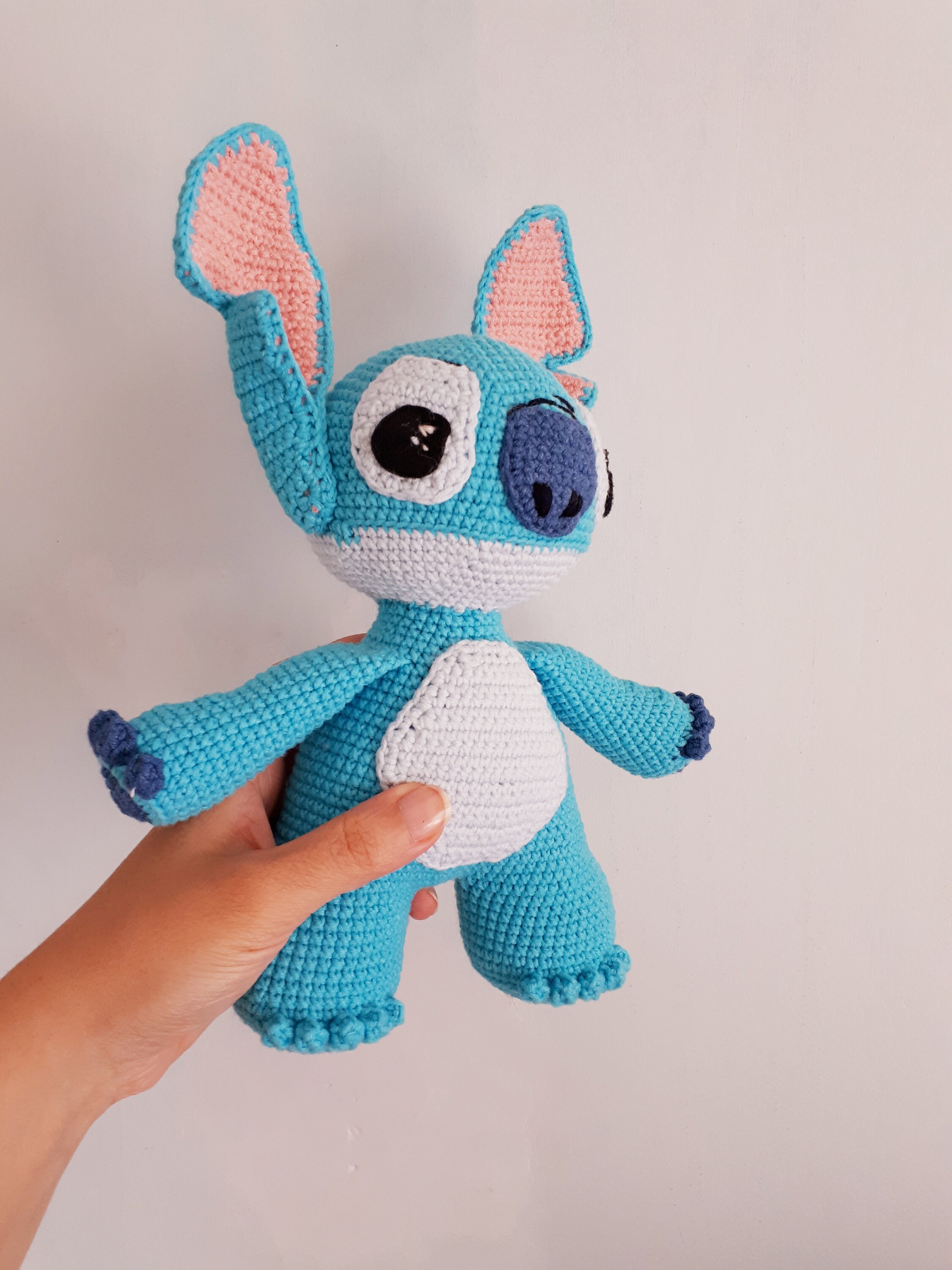 Crocheted Stitch Lilo and Stitch Crochet Toy Knitted Etsy