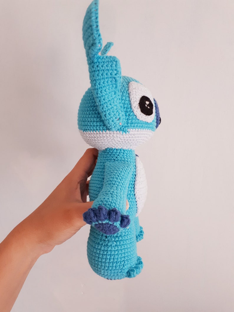 Crocheted Stitch Lilo and Stitch Crochet Toy Knitted Etsy