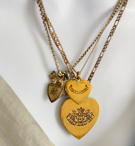 JUICY COUTURE Chain Gold tone chain & pendant crys