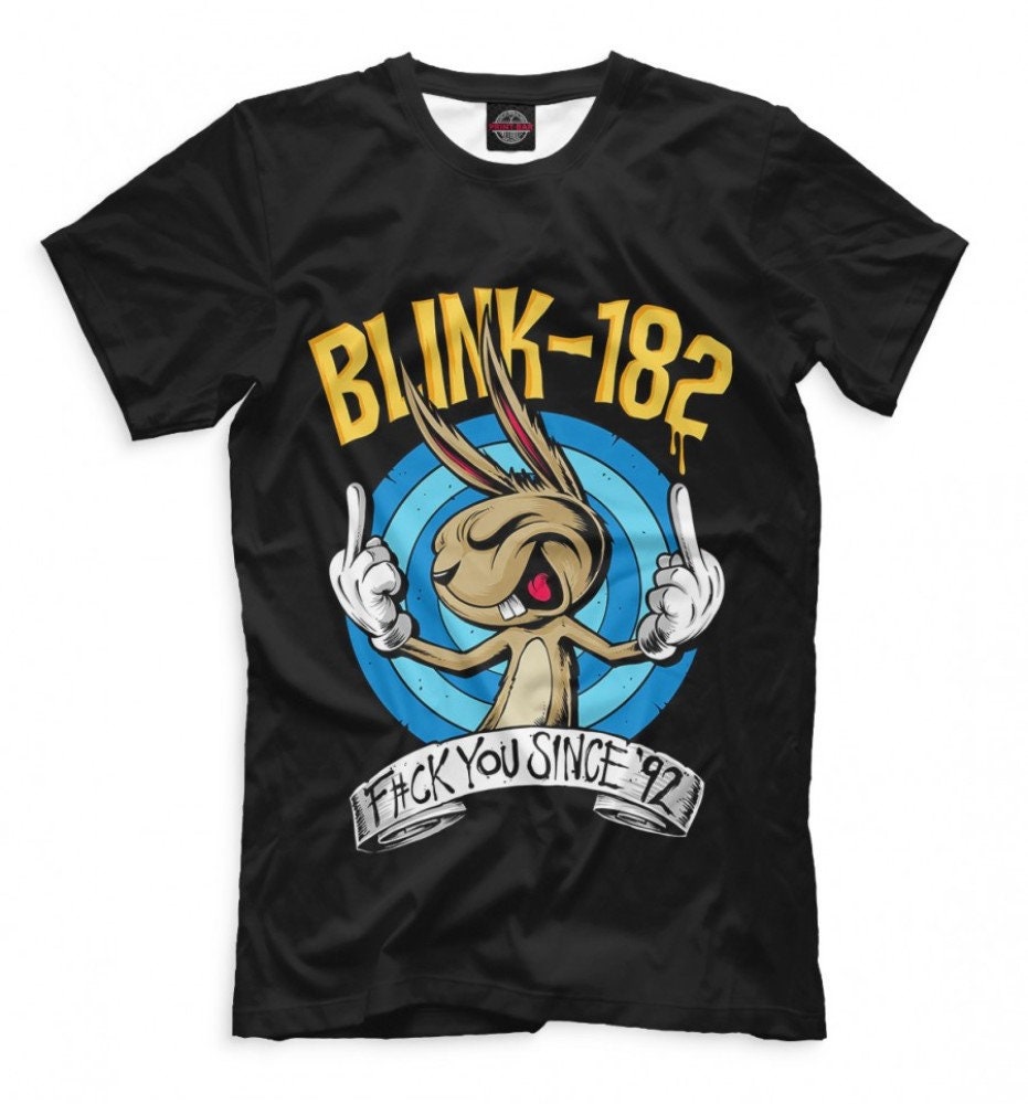 Blink182 Bunny TShirt High Quality Tee Men