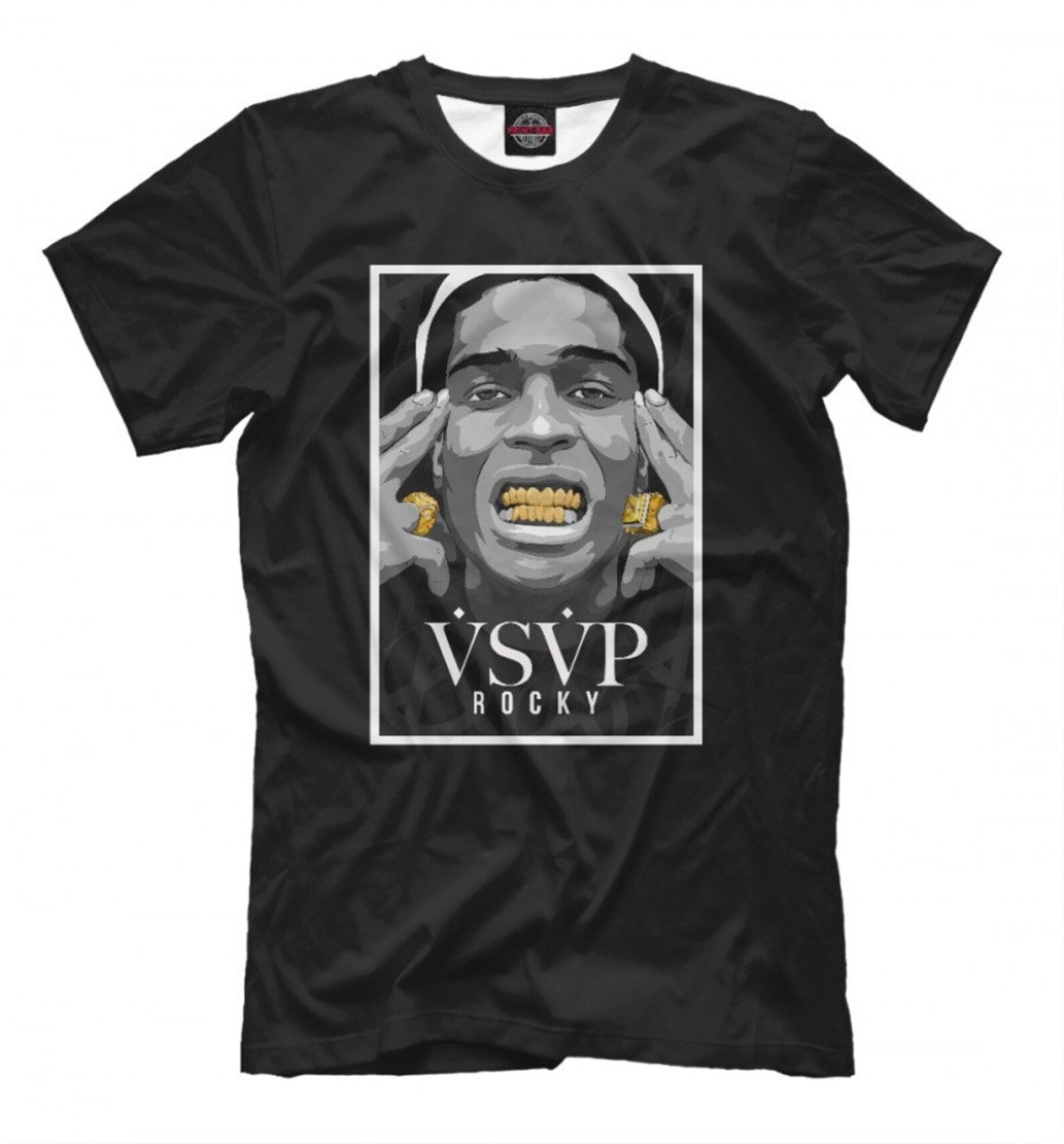asap rocky skull shirt
