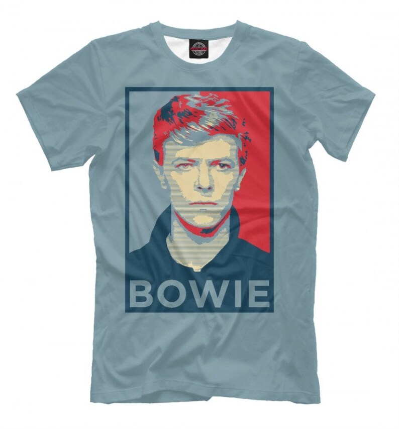 David Bowie Graphic TShirt High Quality Tee Men's Etsy