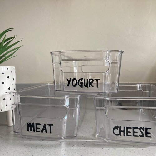 Plastic Fridge Storage Small and Medium Stacey Solomon and Etsy UK