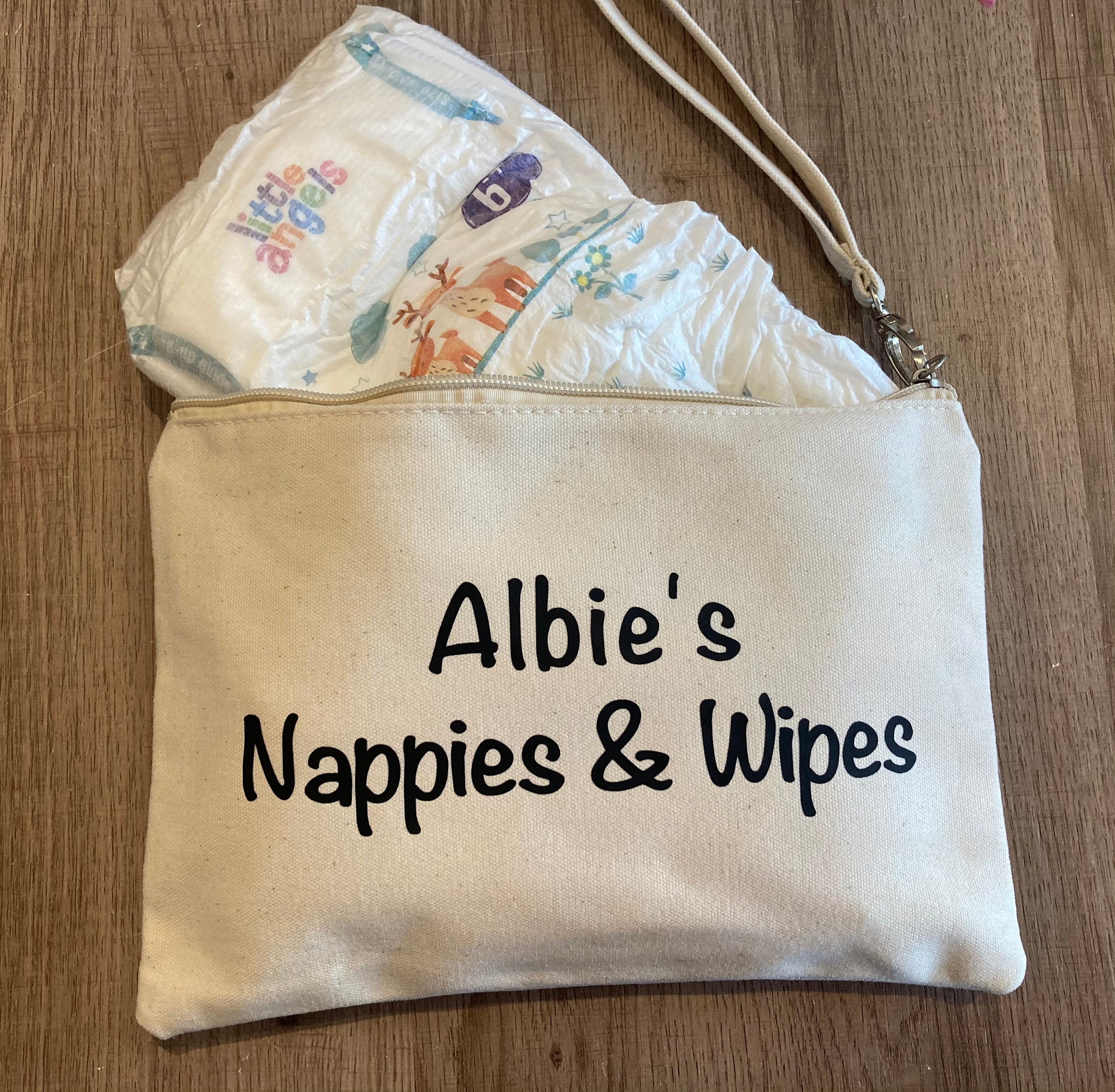 Personalised Nappy Bag Pouches/ Changing Bag
