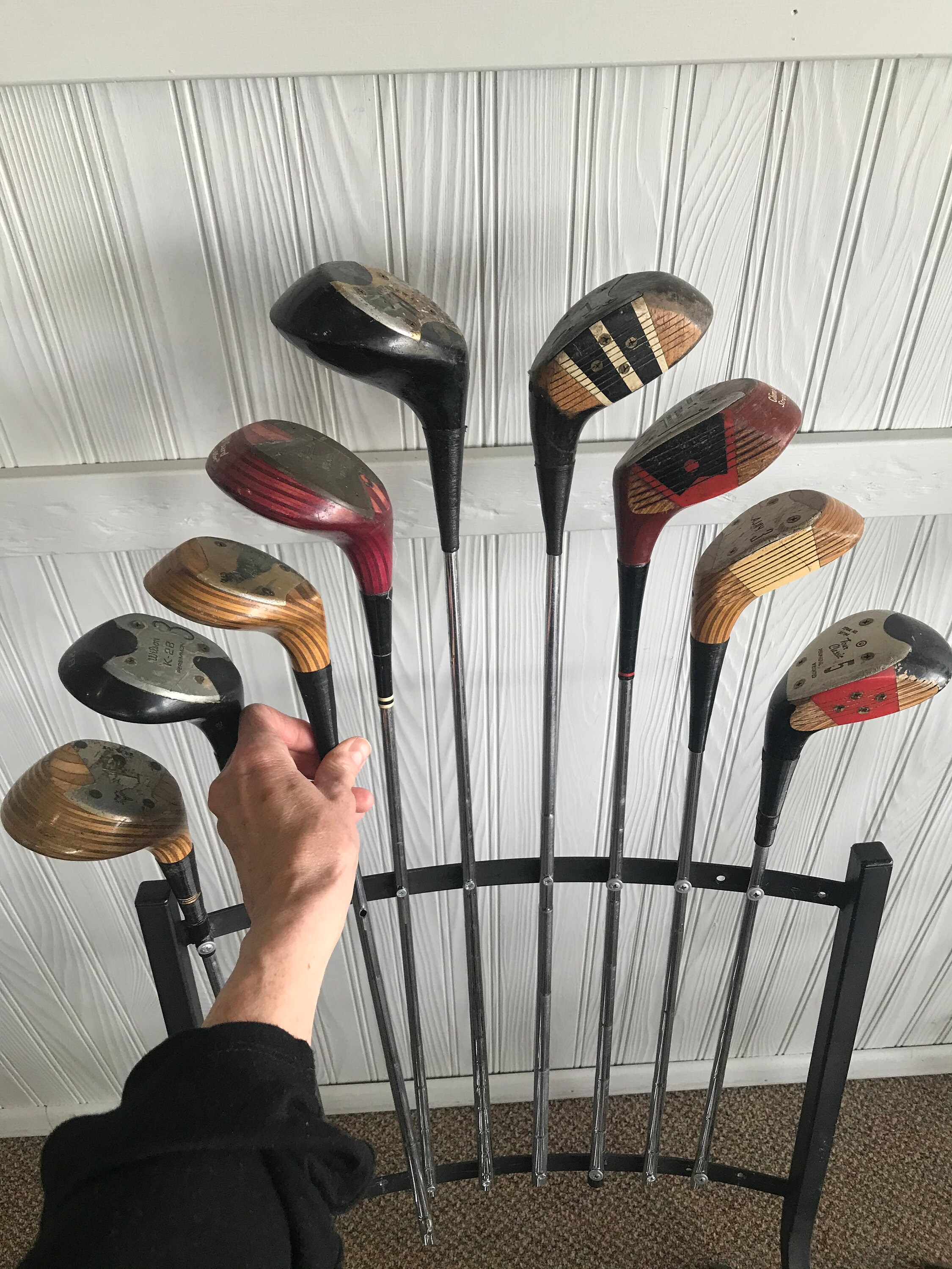 Set Pair Golf Club Chair Seat Hand made Etsy