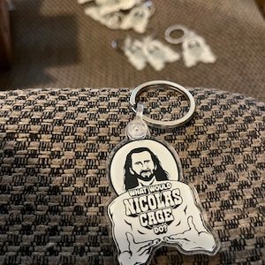 What Would Nicolas Cage Do? Keychain