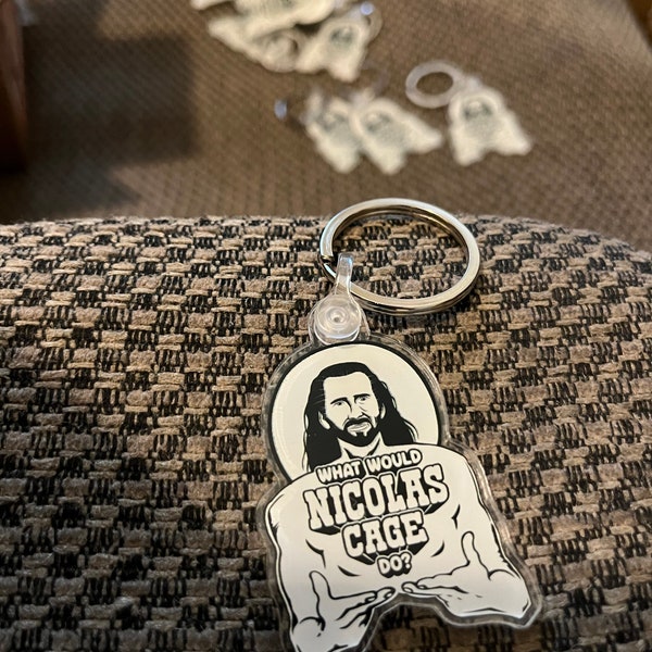 What Would Nicolas Cage Do? Keychain