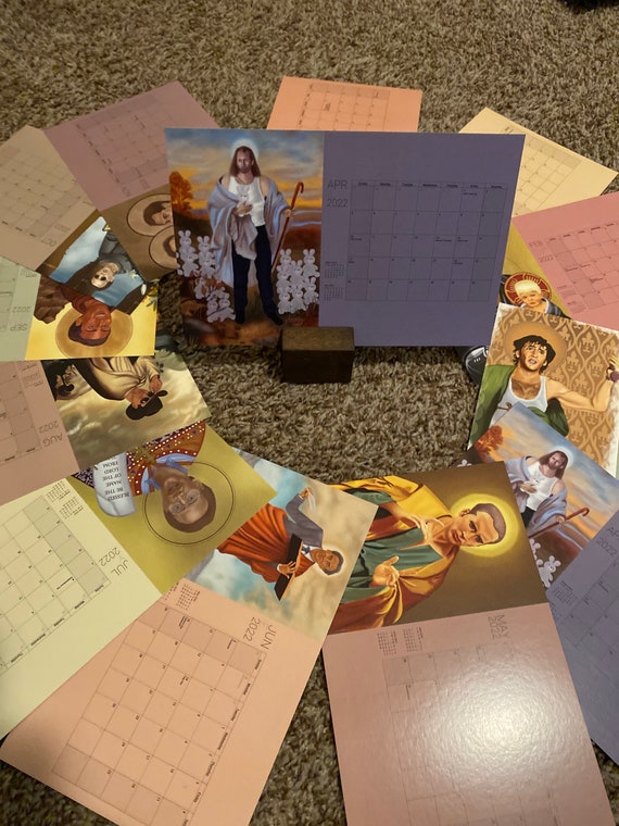 the-saint-nic-project-desk-calendar-2023-etsy