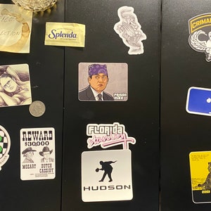 The Office Collection Vinyl Sticker Pack - Easy Rider, Hudson, Butch and Mozart, Crimansqua, Billy Zane says, Dwight-tanic, And More!!