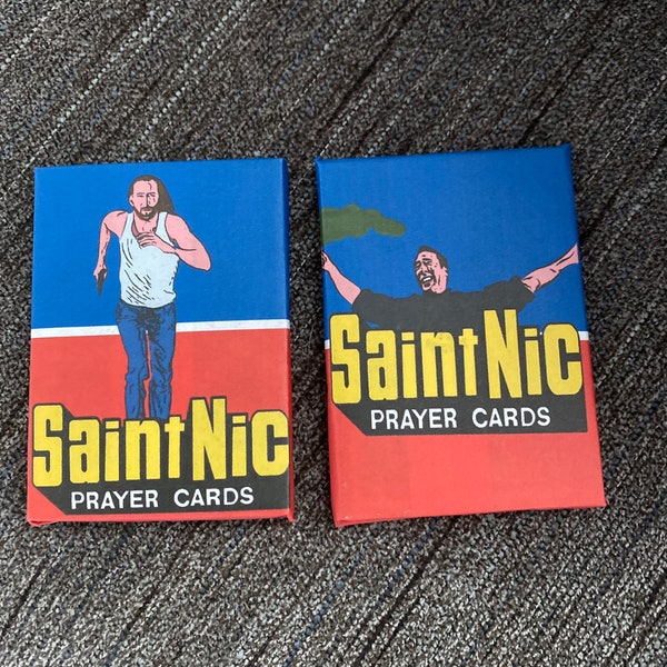 Saint Nic Prayer Cards Wax Pack Series 1 & 2