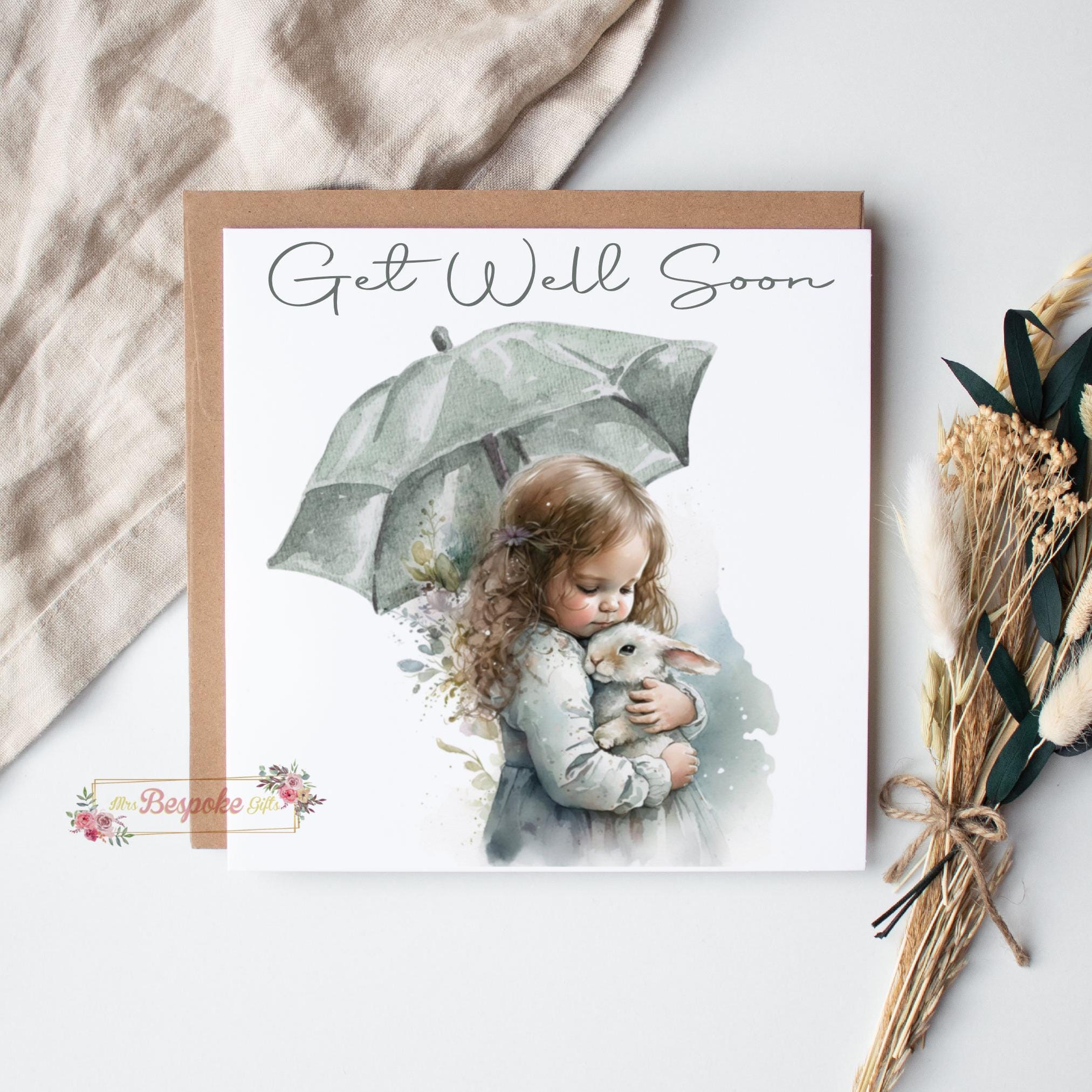 Personalised Get Well Soon Card - Etsy UK