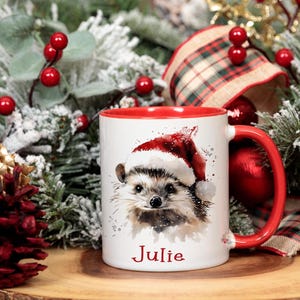 Personalised Hedgehog  Mug