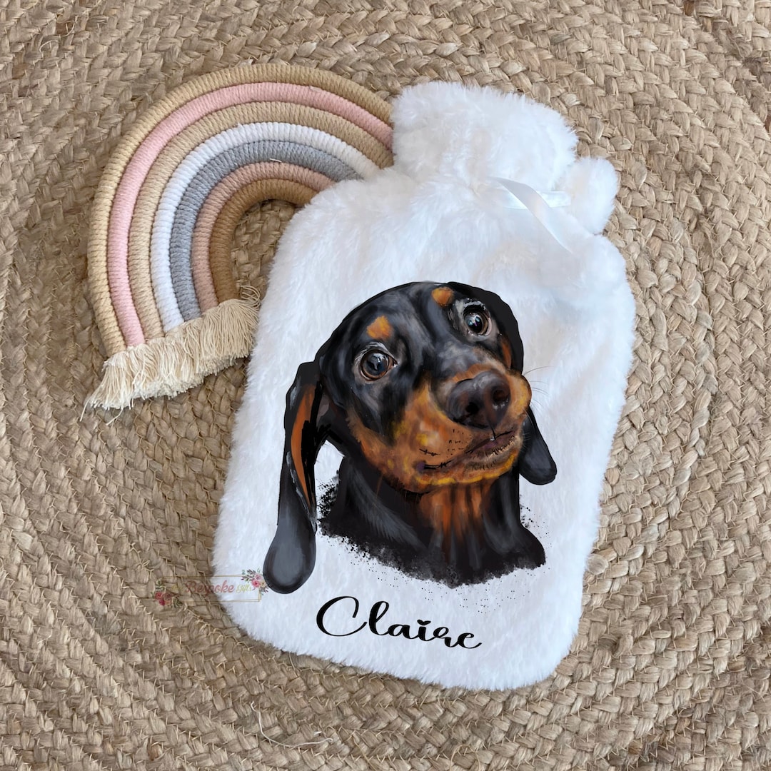 Personalised Dachshund Hot Water Bottle Etsy