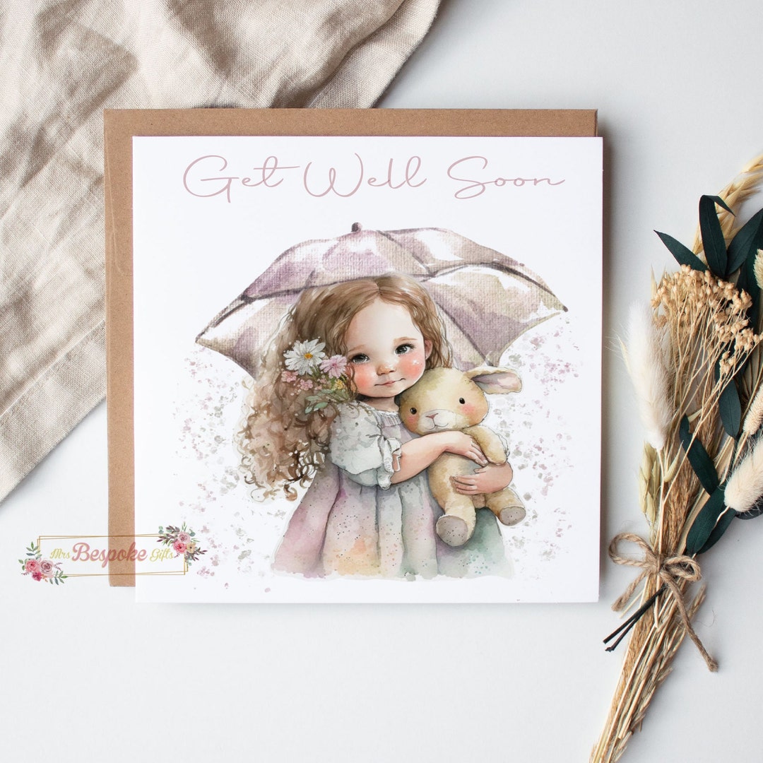 Get Well Soon Card - Etsy UK