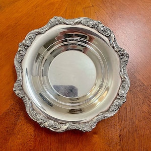Old English Poole Silver Plate #5004 Bowl - 1940&#39;s