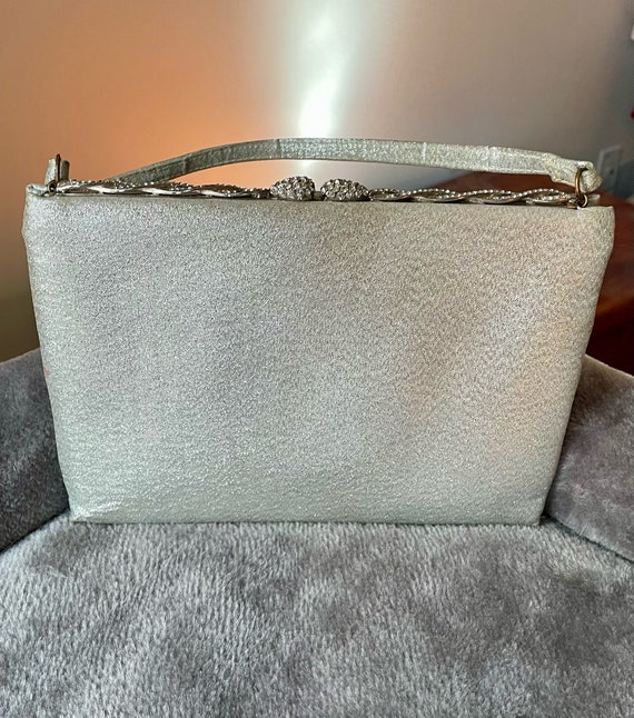 Vintage Silver Lame' Pocketbook - image 3