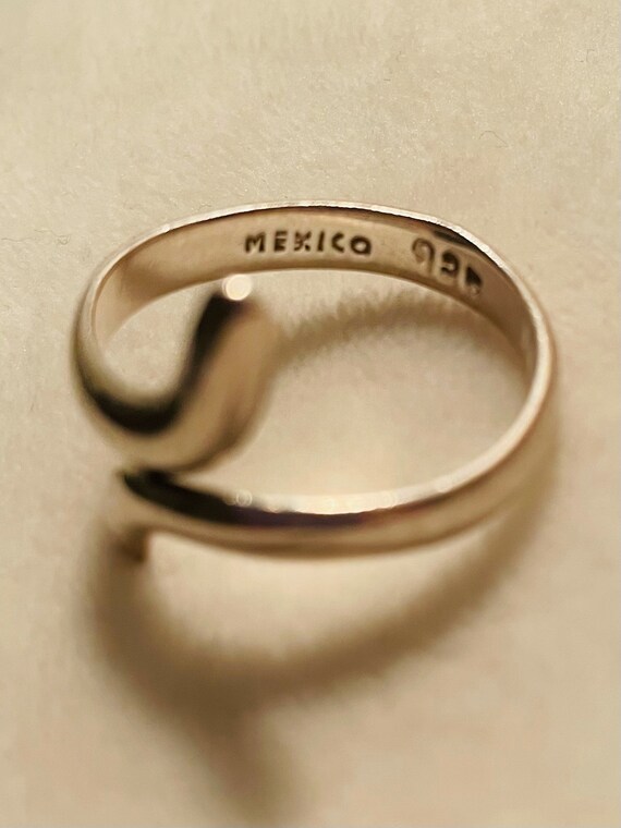 Vintage Silver 925 Ring - From Mexico - image 3