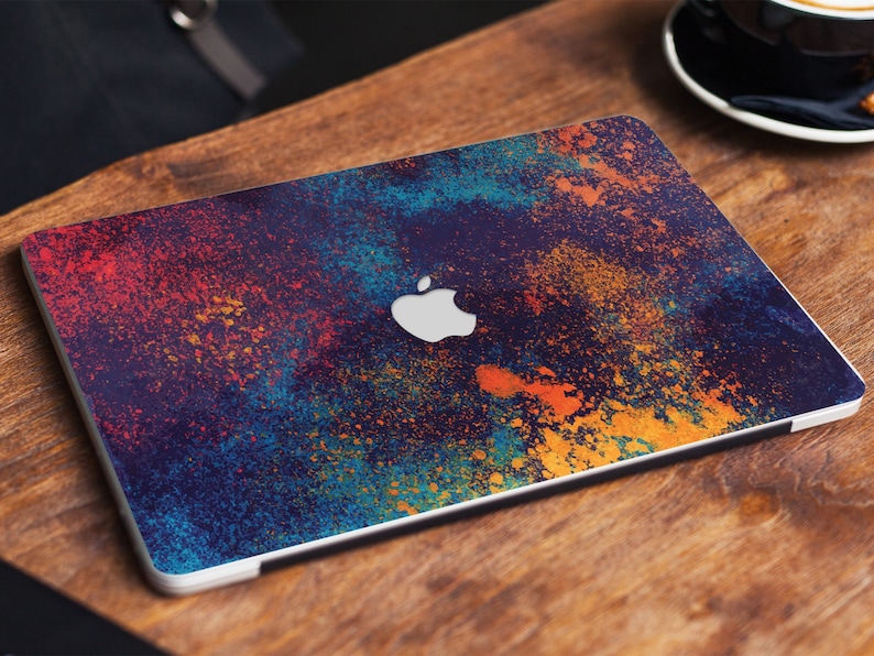 Art Colorful Paint Macbook Case paint Air 11 case color Mac | Etsy